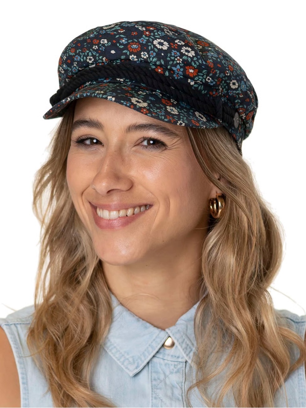🌹Brixton Floral Fiddler Cap🌹